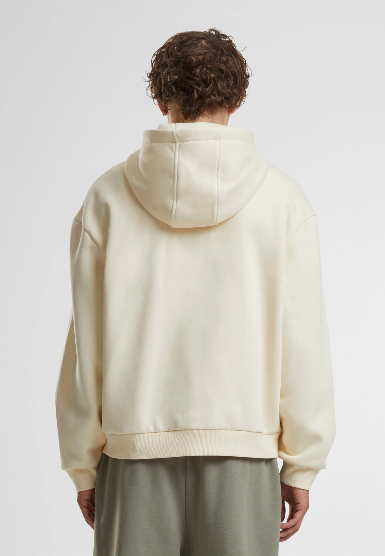 Build Your Brand Fluffy Zip Hoody