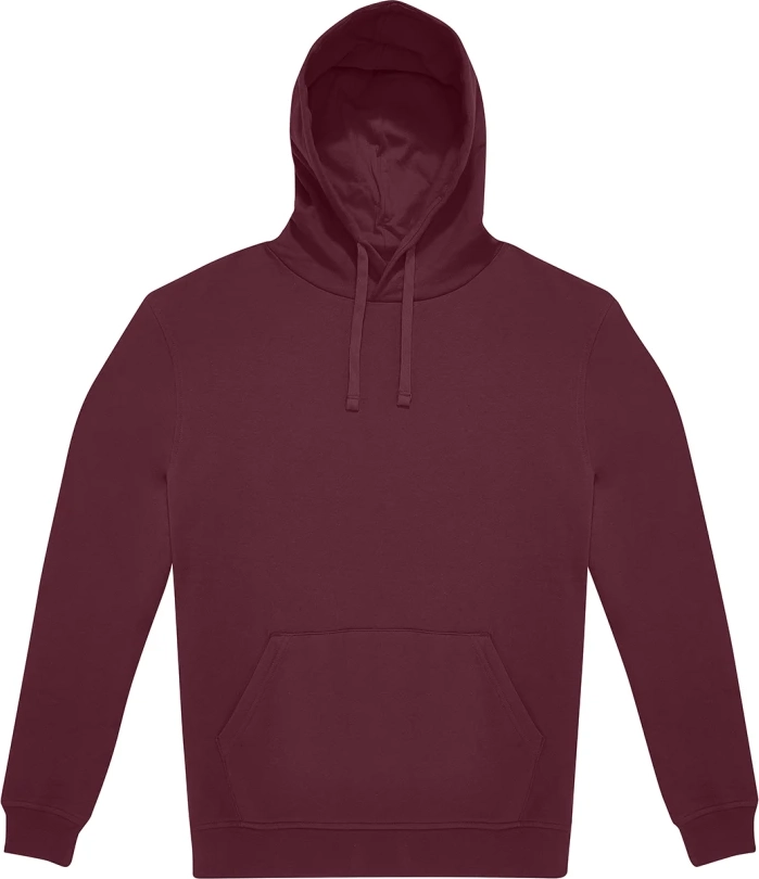 bc-wg008-id.223-hoodie-burgundy-front-2 B&C ID.223 Hoodie