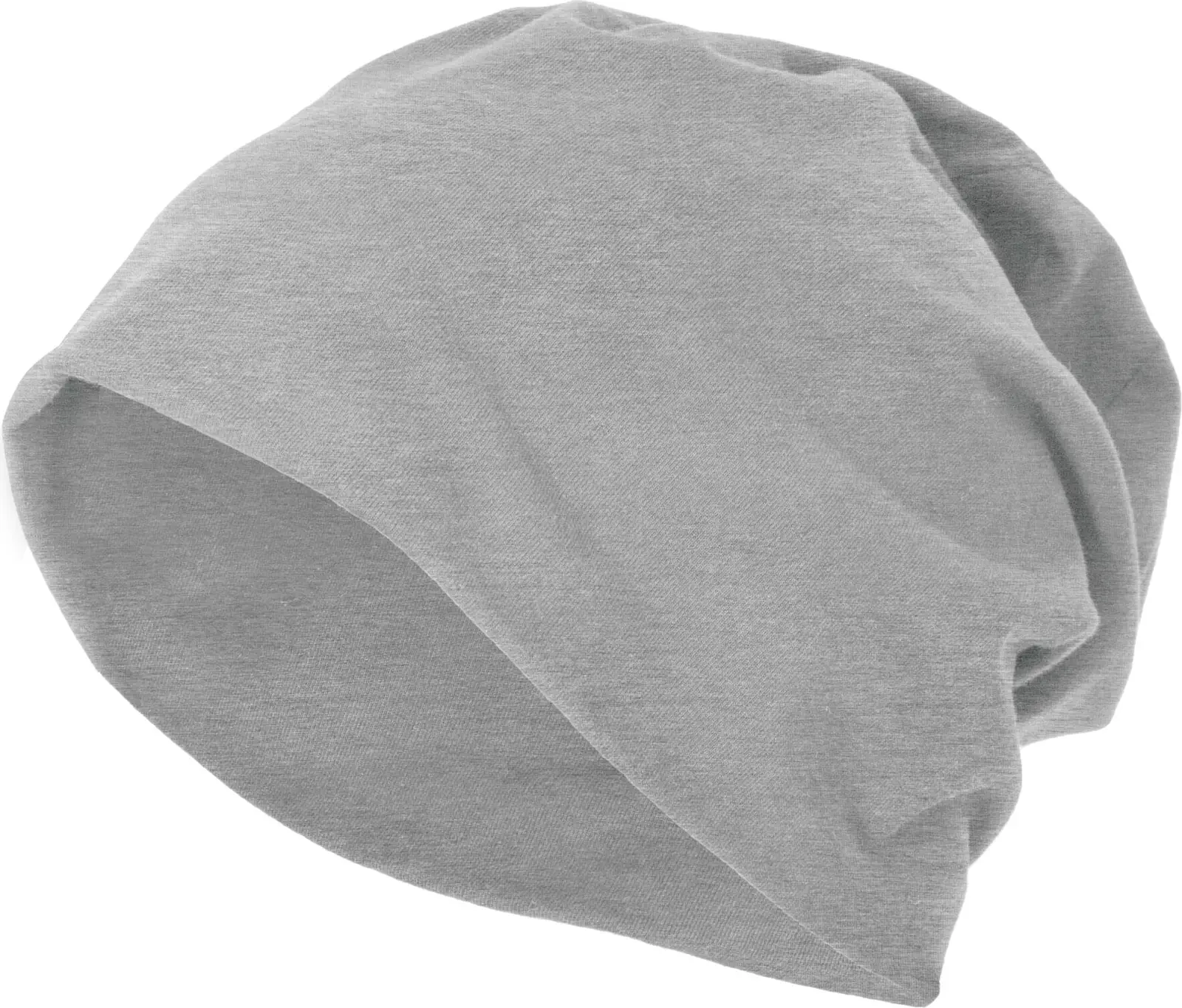 BYB-BY002-jersey-beanie-heathergrey-left-5 Build Your Brand Jersey Beanie