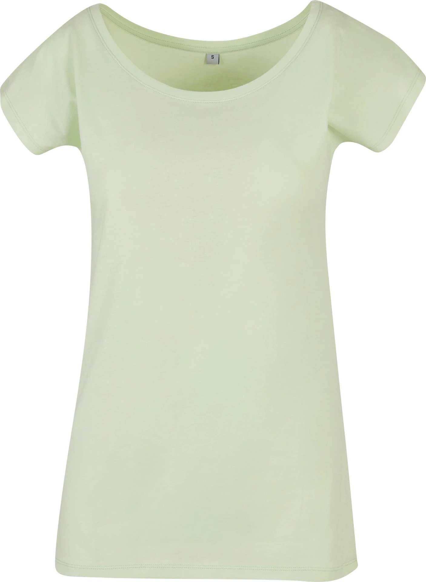 BYB-BB013-ladies-wide-neck-t-shirt-lightmint-front-4 Build Your Brand Ladies Wide Neck Tee