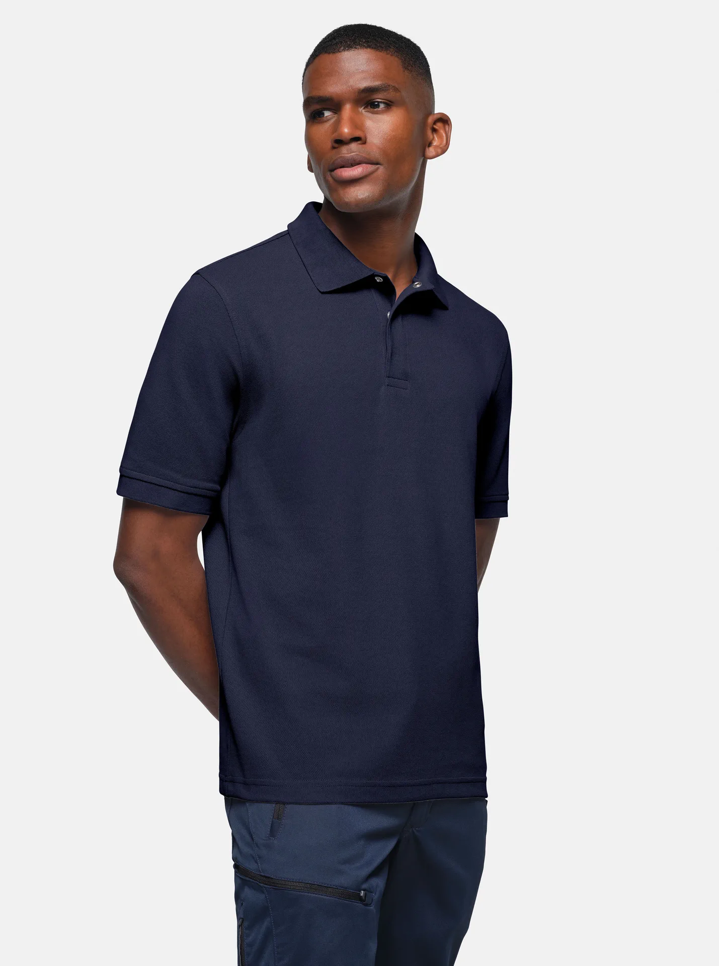 hakro-819-poloshirt-mikralinar-haccp-tinte-model-0 HAKRO Poloshirt 819 HACCP Mikralinar®