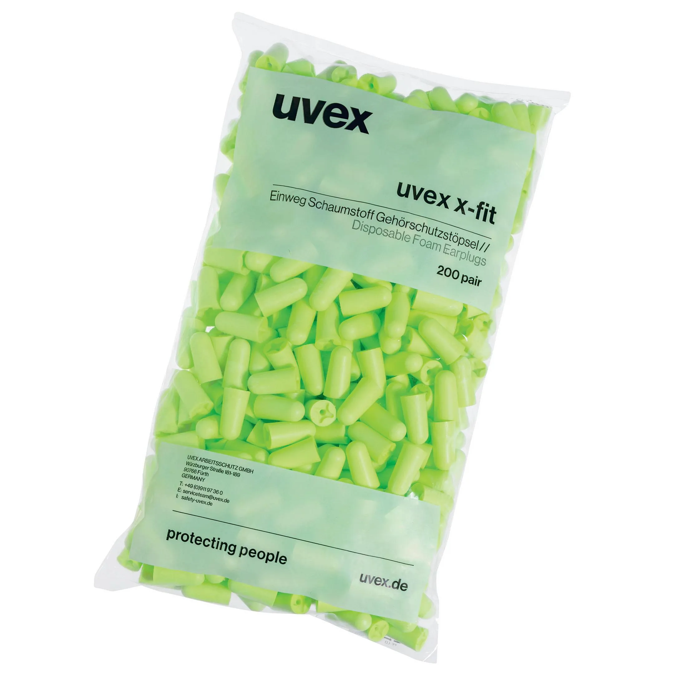 uvex x-fit Gehörschutzstöpsel 200 Paar
