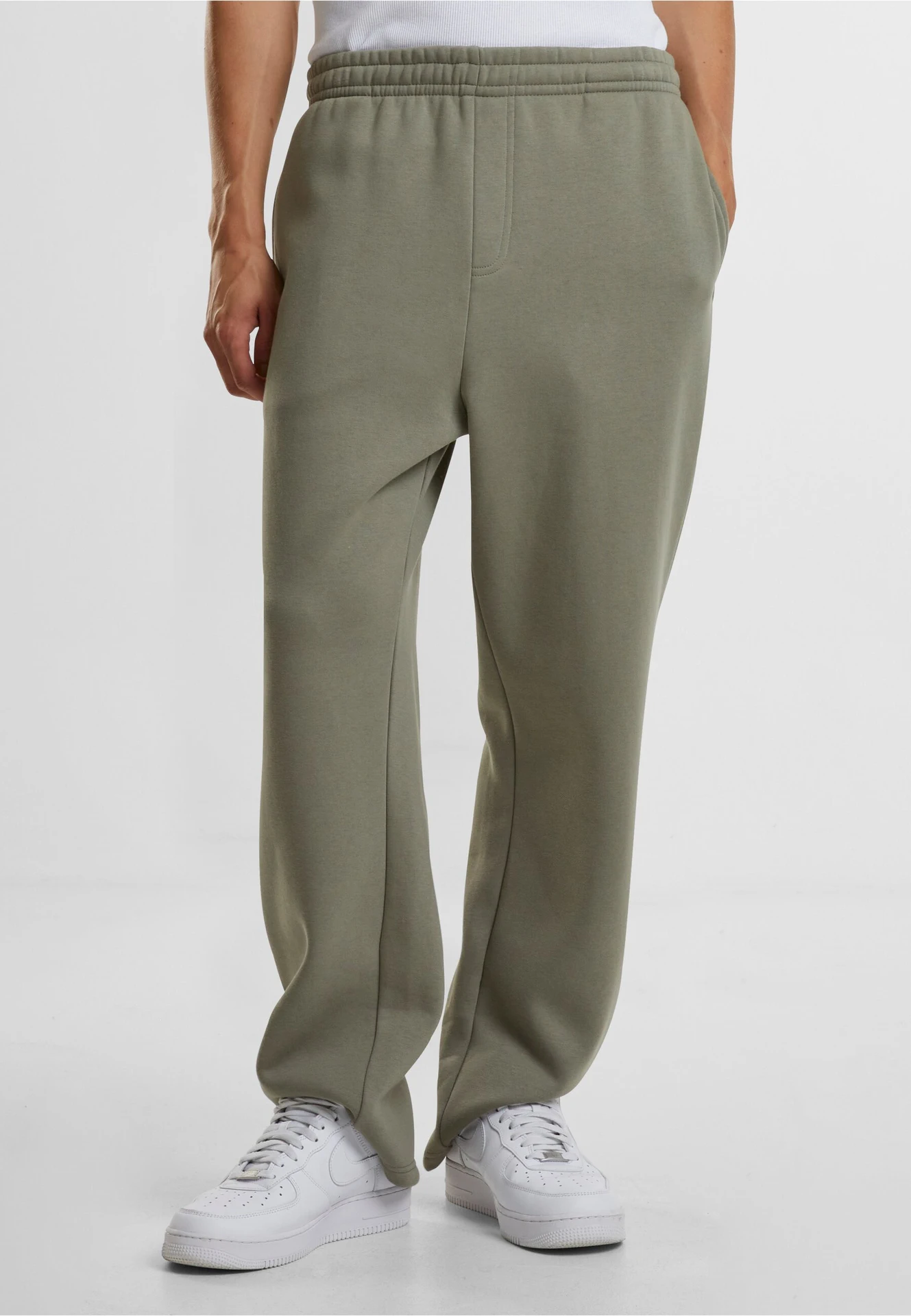Build Your Brand Fluffy Track Sweatpants