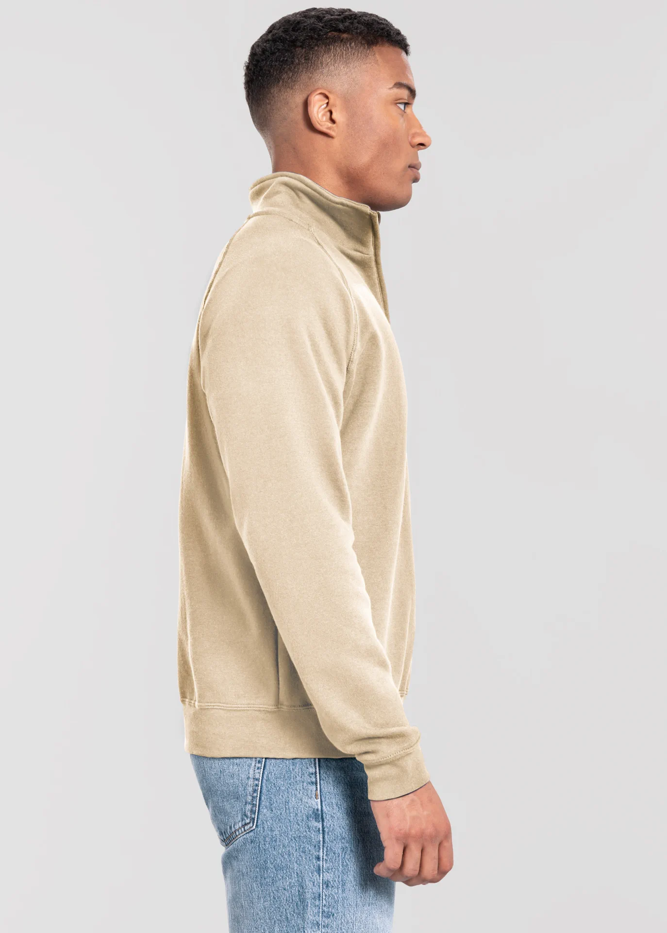 F.O.L. Iconic Premium Zip Neck Sweat