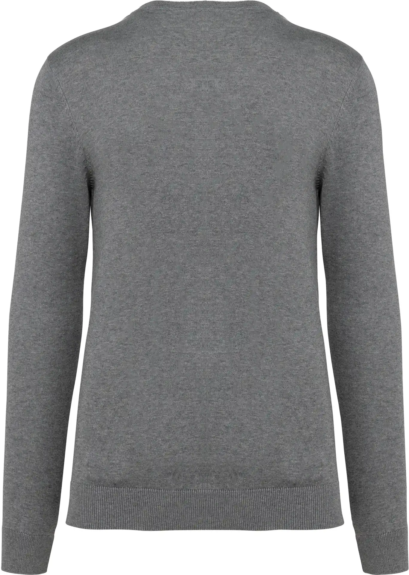 kariban-PK900-herren-supima-pullover-greyheather-back-6 Kariban Herren Supima® Pullover