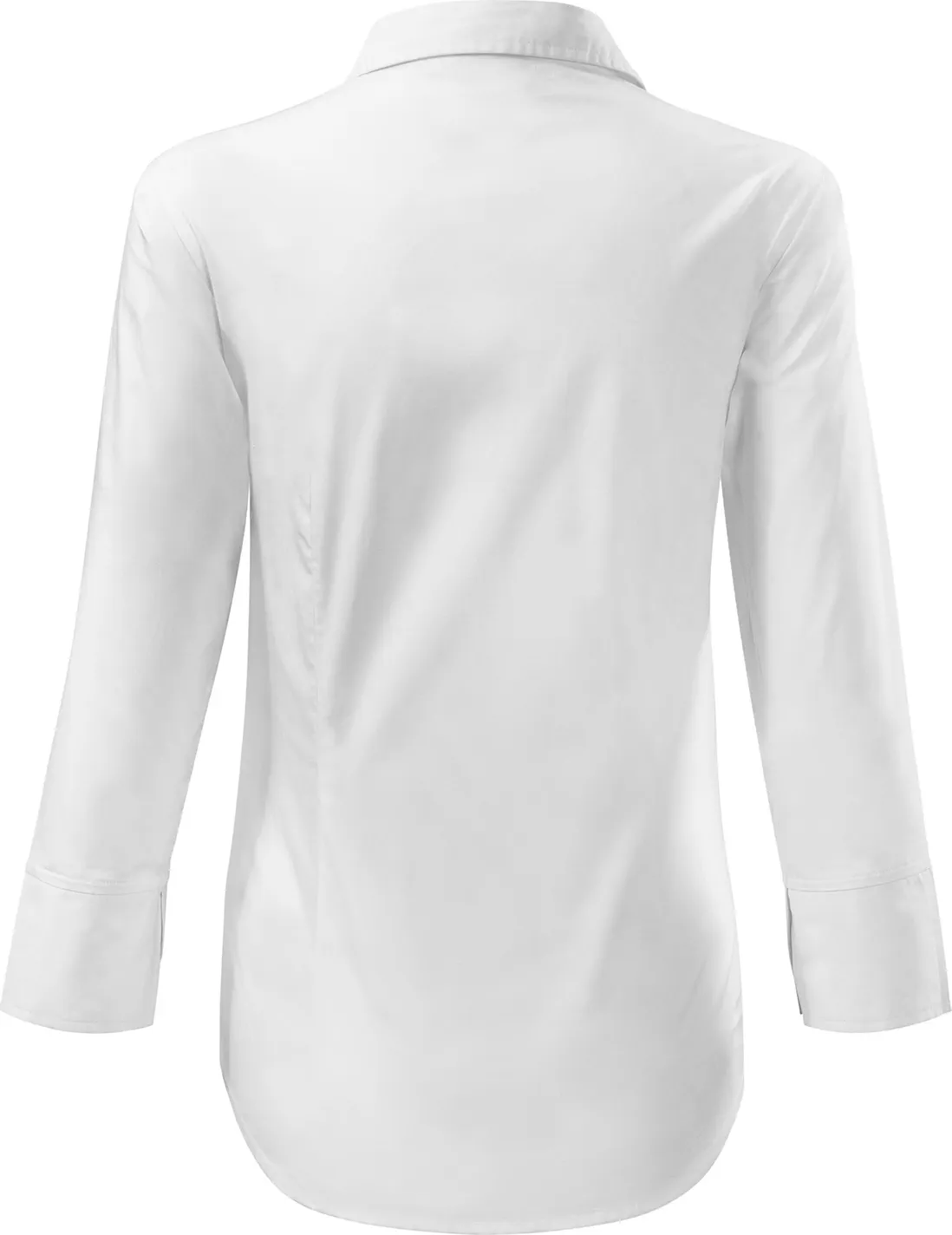 malfini-218-style-hemd-damen-weiss-back-5 MALFINI Bluse 3/4 Style 218