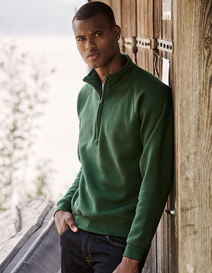 F.O.L. Zip-Neck Sweat mit 1/4 Zip