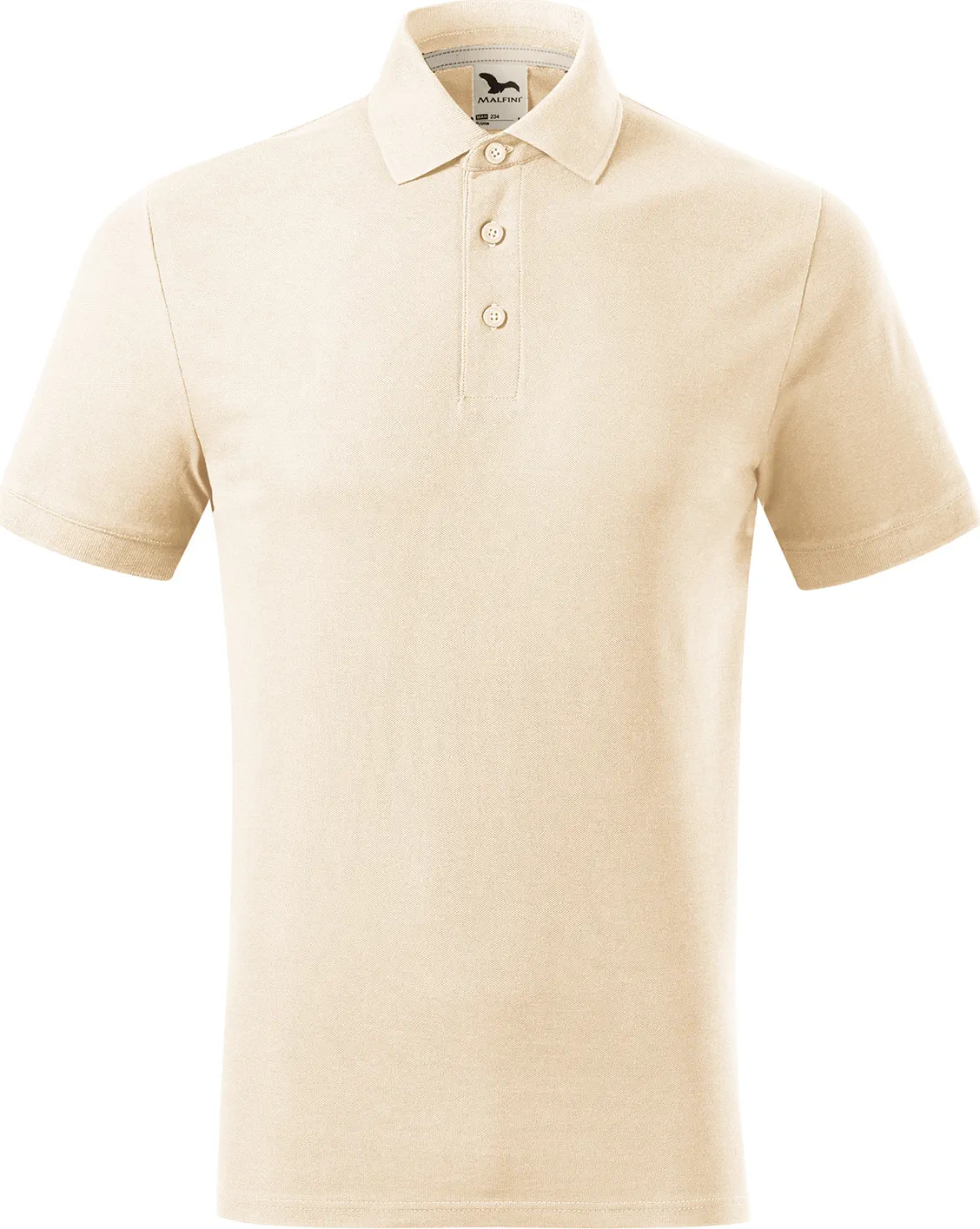malfini-234-prime-gots-polohemd-herren-mandel-front-2 MALFINI Polohemd Prime (GOTS) 234