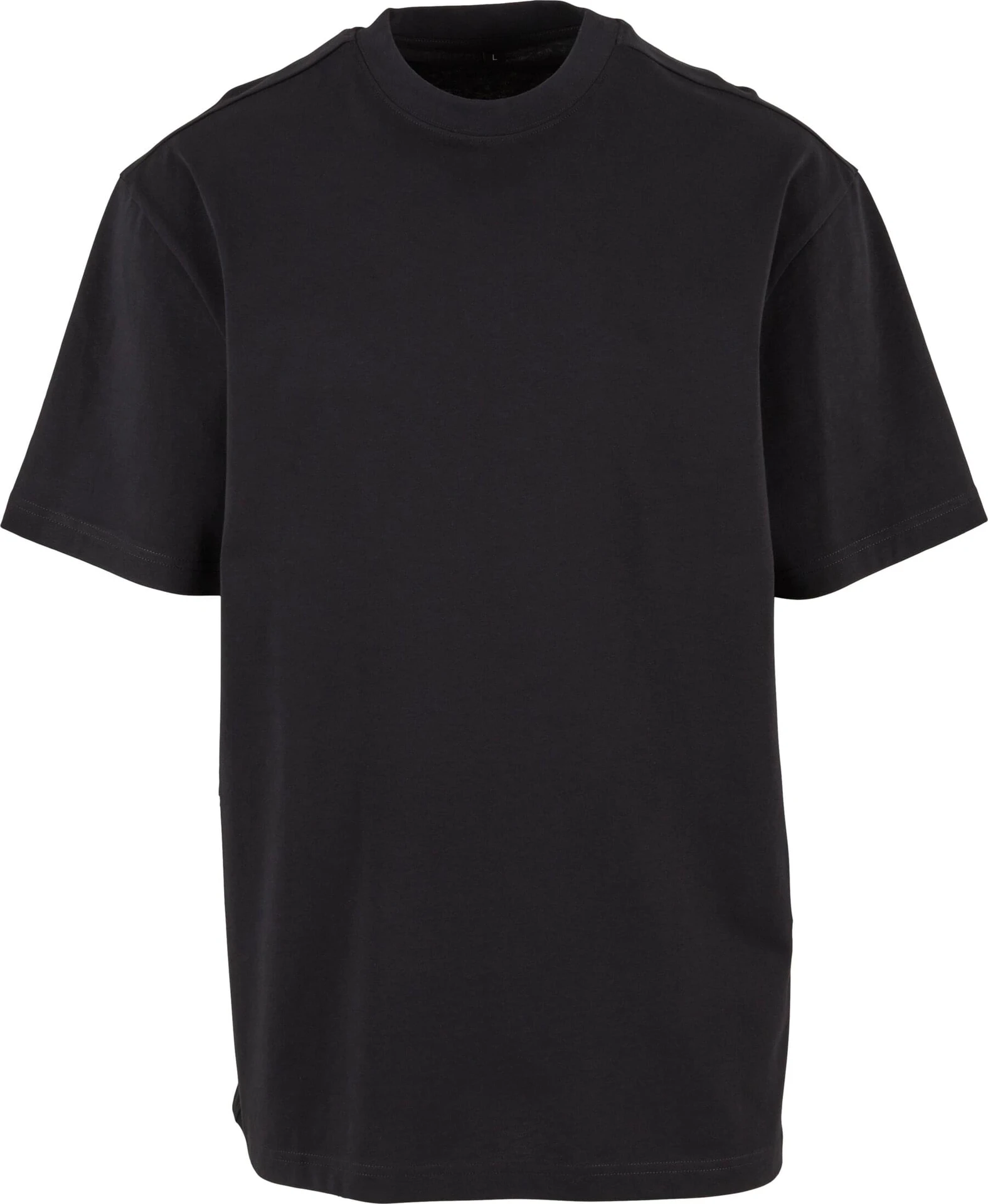 BYB-BY310-tall-t-shirt-black-front-4 Build Your Brand Tall Tee