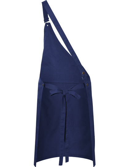 KARLOWSKY Asymetrische Latzschürze Classic mit Tasche KARLOWSKY Asymetrische Latzschürze Classic mit Tasche