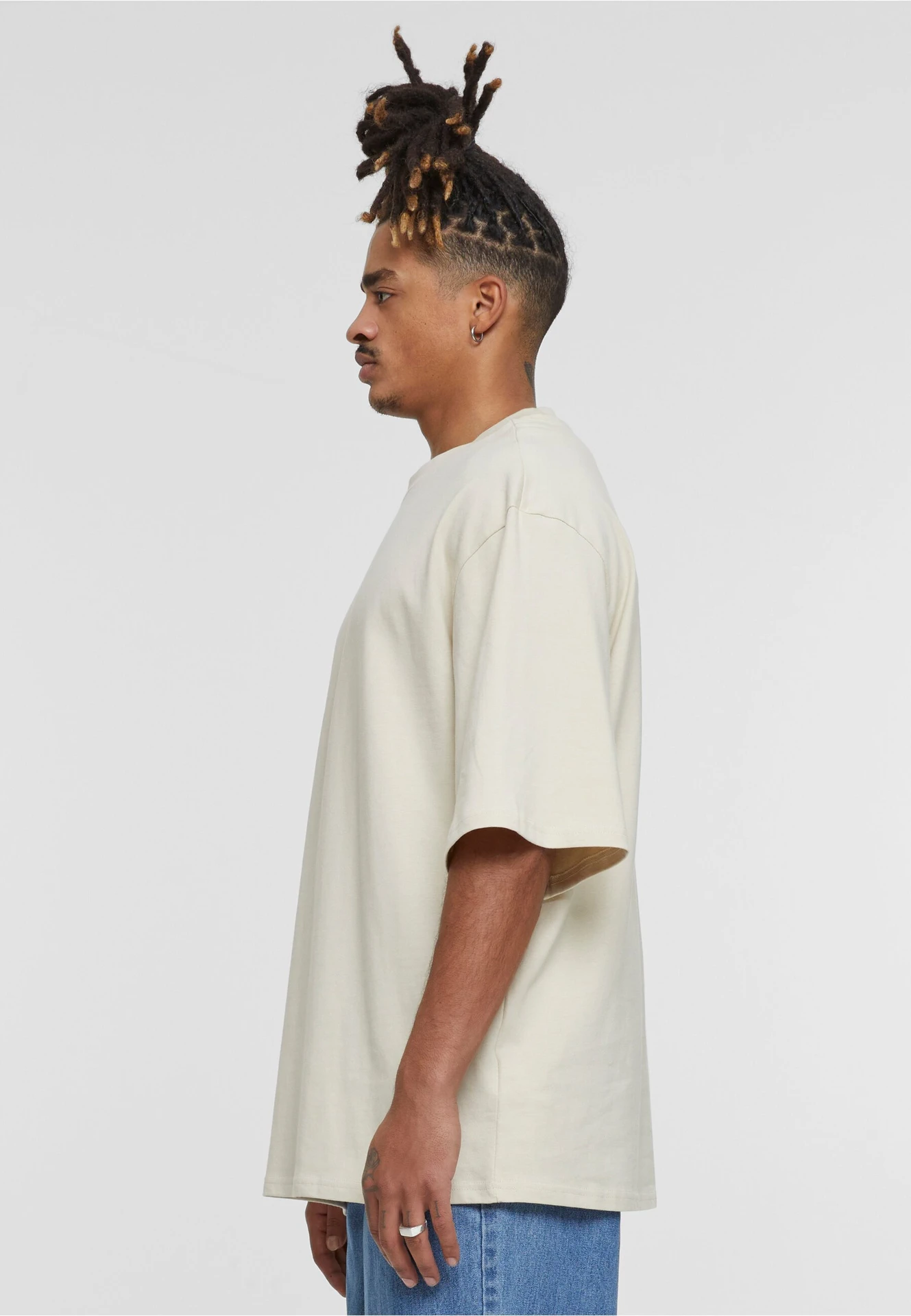 Build Your Brand Oversized Sleeve Tee
