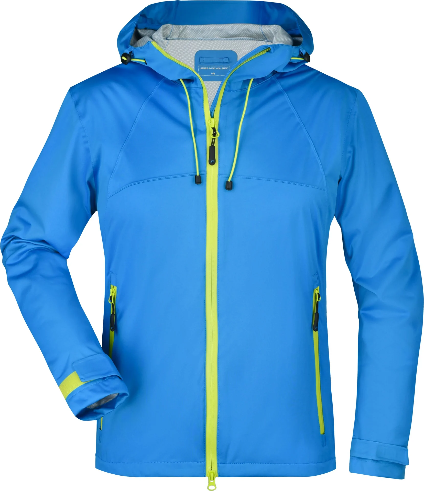 aqua/acid yellow