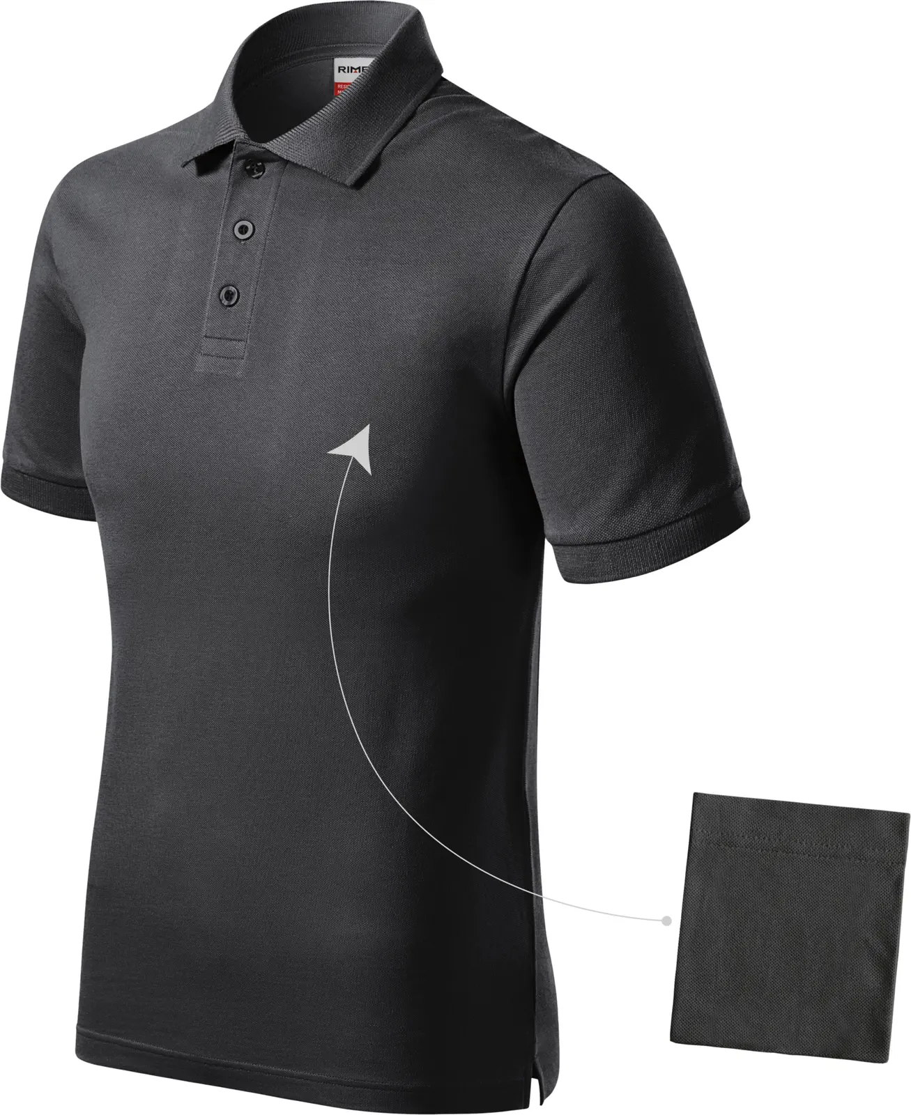 RIMECK Polohemd Resist Heavy Polo R20