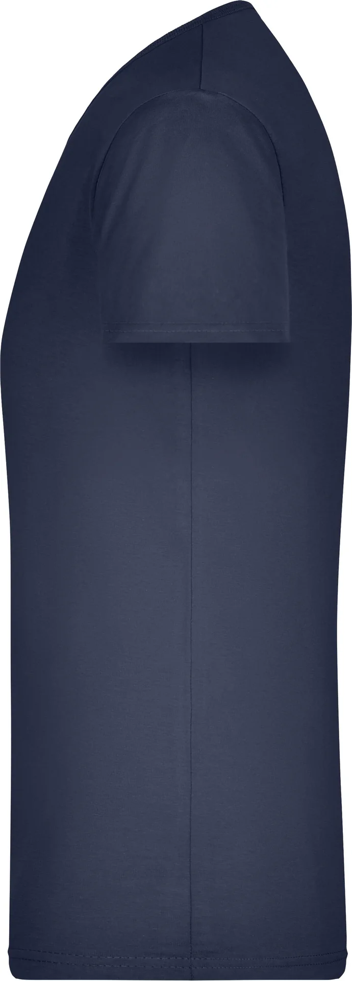 jn912-mens-slim-fit-v-t-shirt-navy-left-4 James & Nicholson Men's Slim Fit V-T