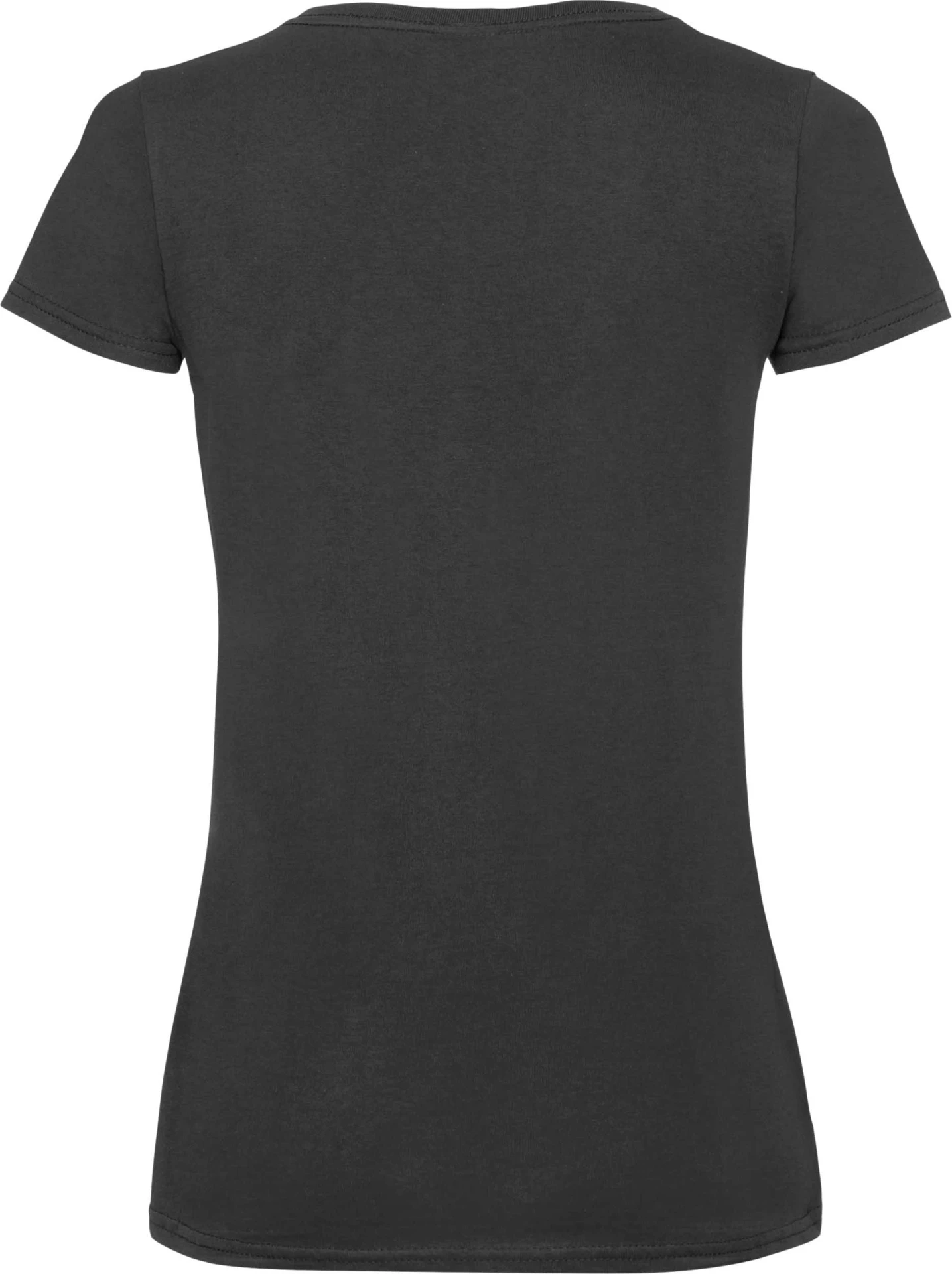 fruit-of-the-loom-61-398-0-ladies-valueweight-v-neck-t-shirt-black-6 F.O.L. Lady-Fit Valueweight V-Neck T