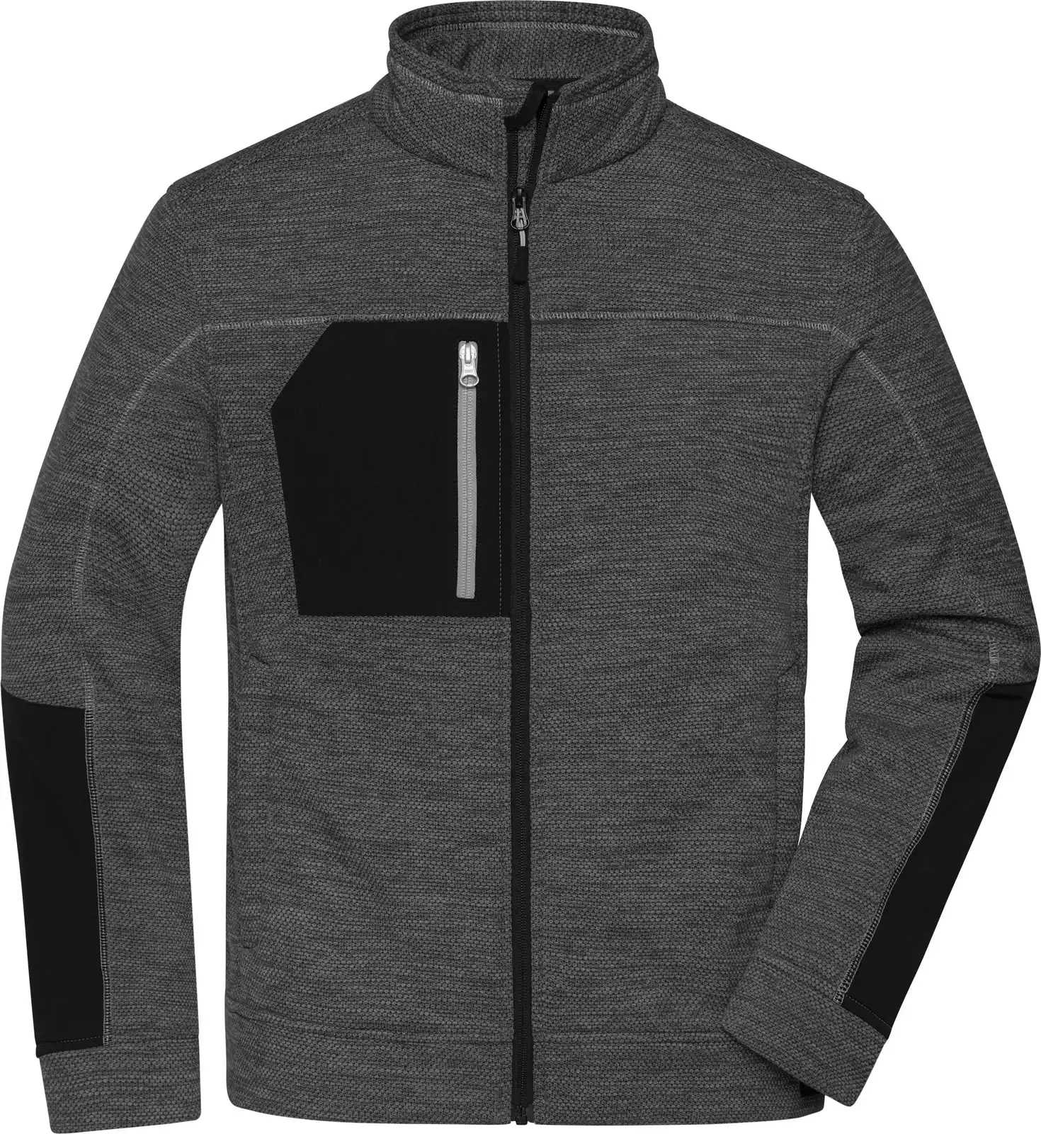 James & Nicholson Men's Structure Fleece Jacket JN1818
