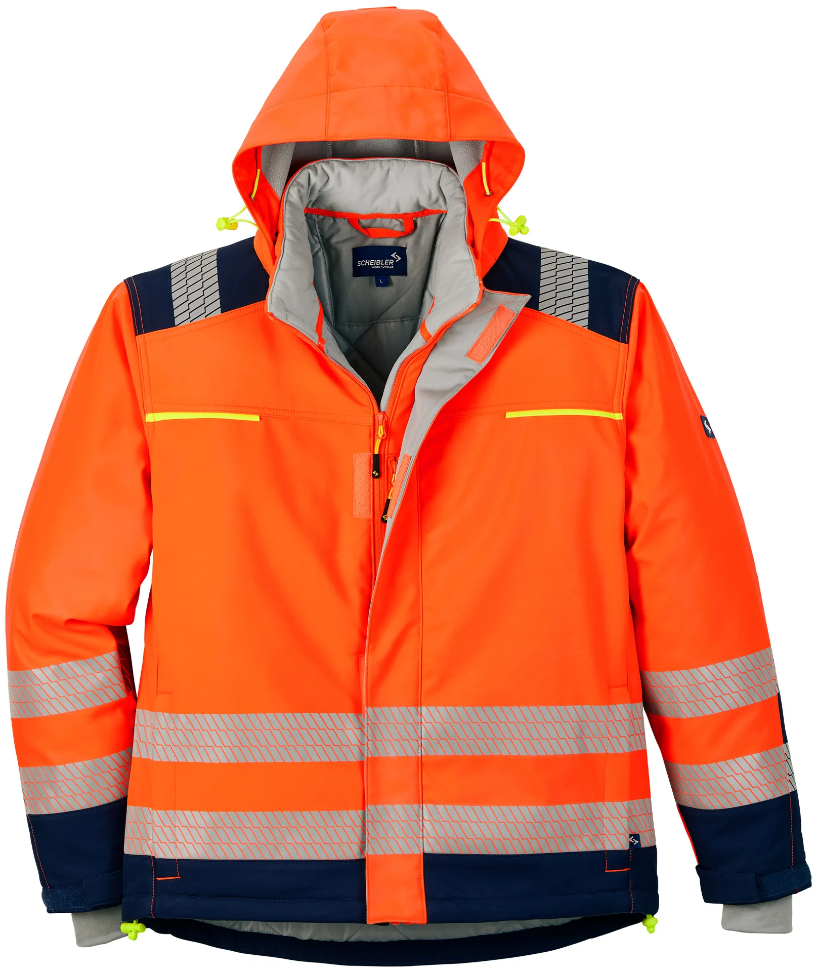 SCHEIBLER Warnschutz-Thermosoftshelljacke Safeness