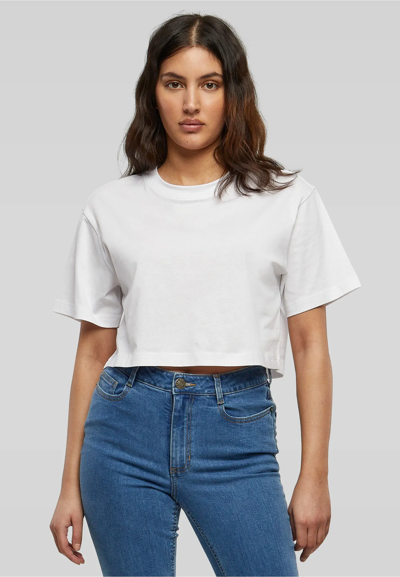 Build Your Brand Ladies Short Oversized Tee