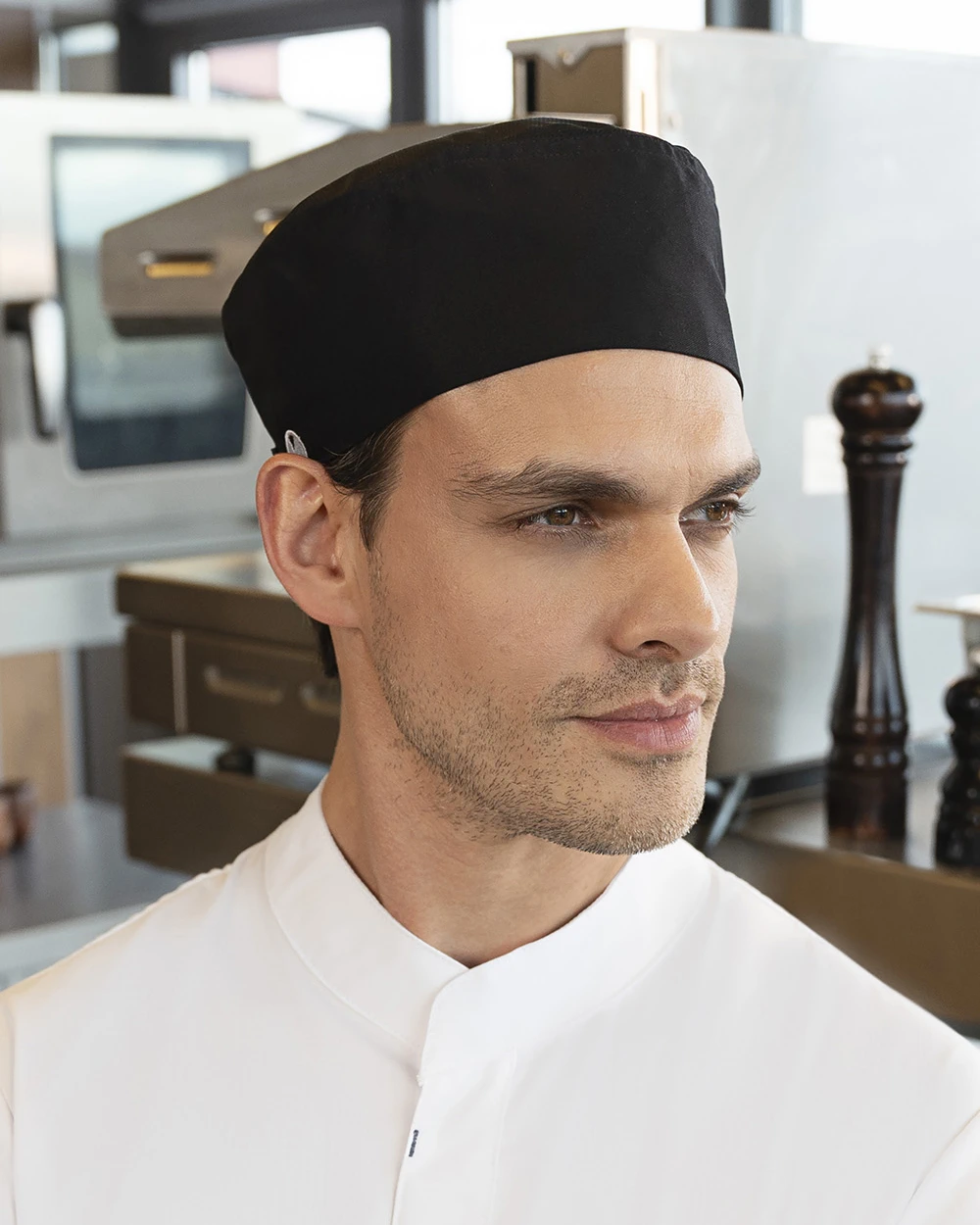 karlowsky-km35-beanie-mit-netzeinsatz-black-model-0 KARLOWSKY Beanie mit Netzeinsatz