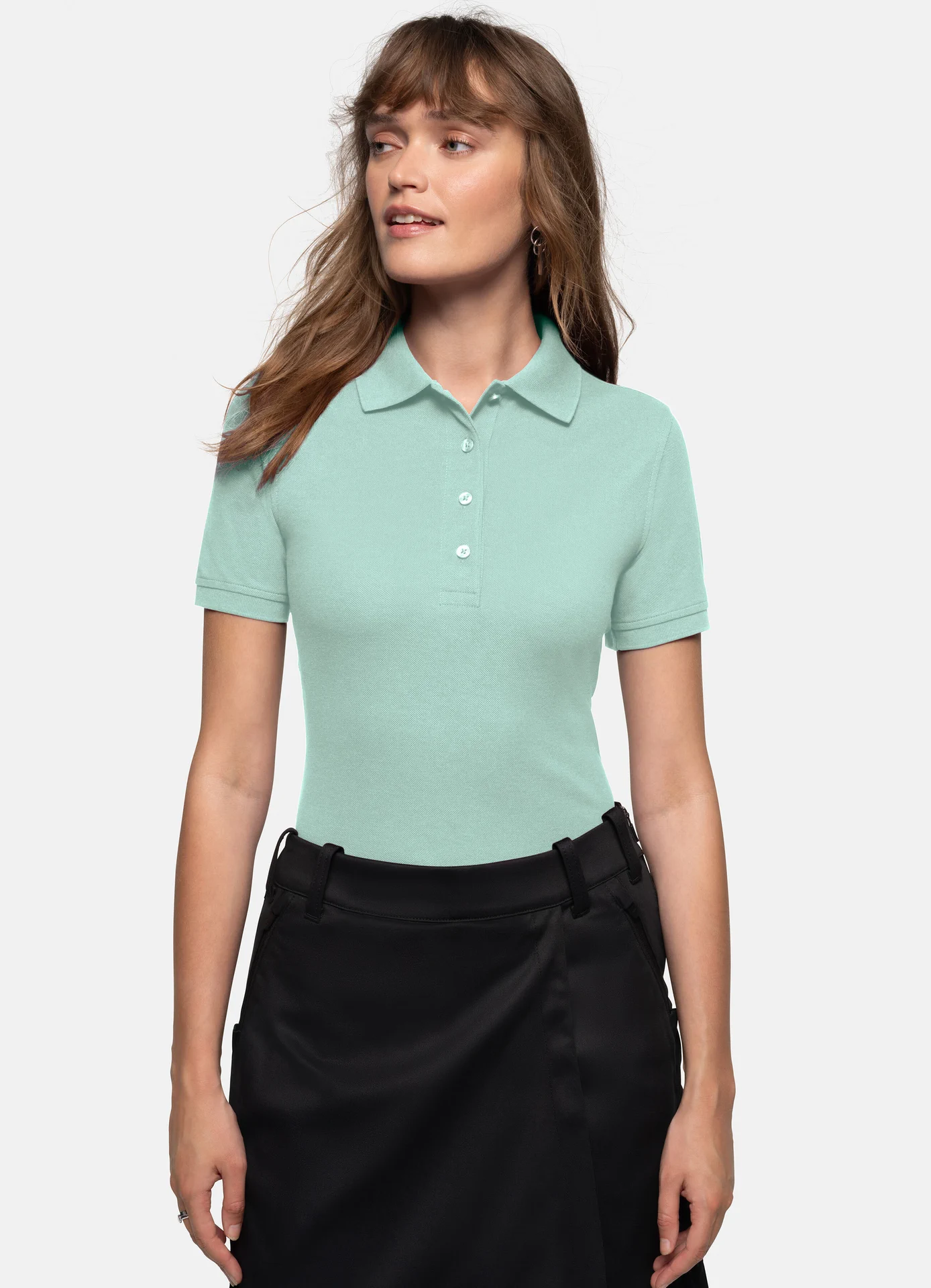 hakro-216-damen-poloshirt-mikralinar-eisgruen-model-0 HAKRO Women-Poloshirt 216 Mikralinar®
