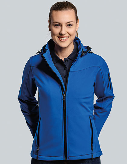 HRM Women's Hooded Soft-Shell Jacket HRM Women's Hooded Soft-Shell Jacket