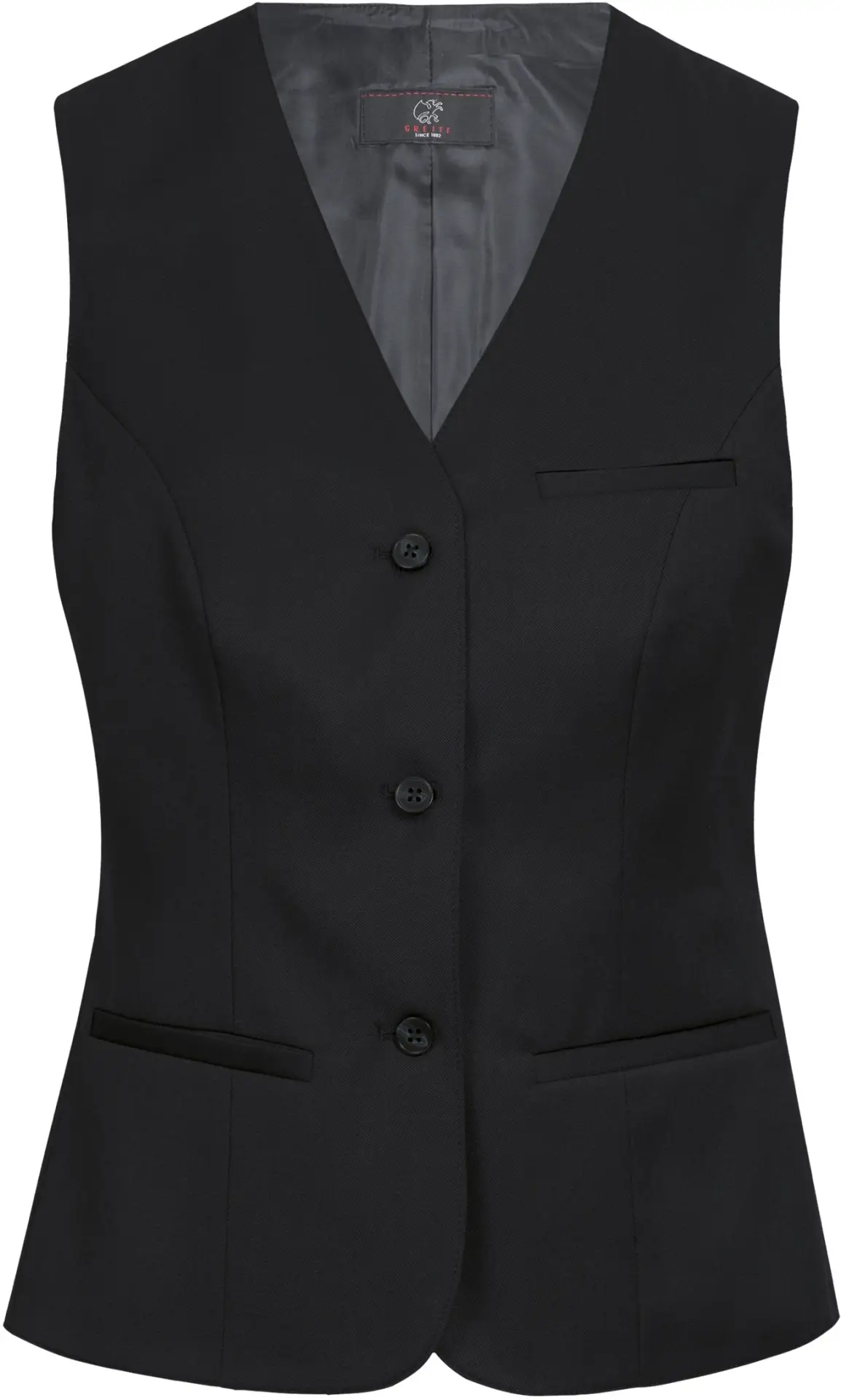 greiff-1249-damen-weste-rf-basic_7000_schwarz-front-2 GREIFF Damen Weste BASIC Regular Fit