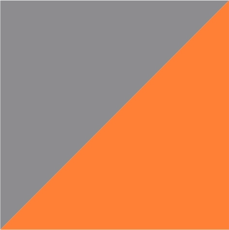 grey/orange