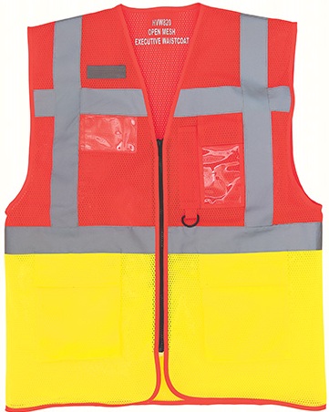 red/hi-vis yellow