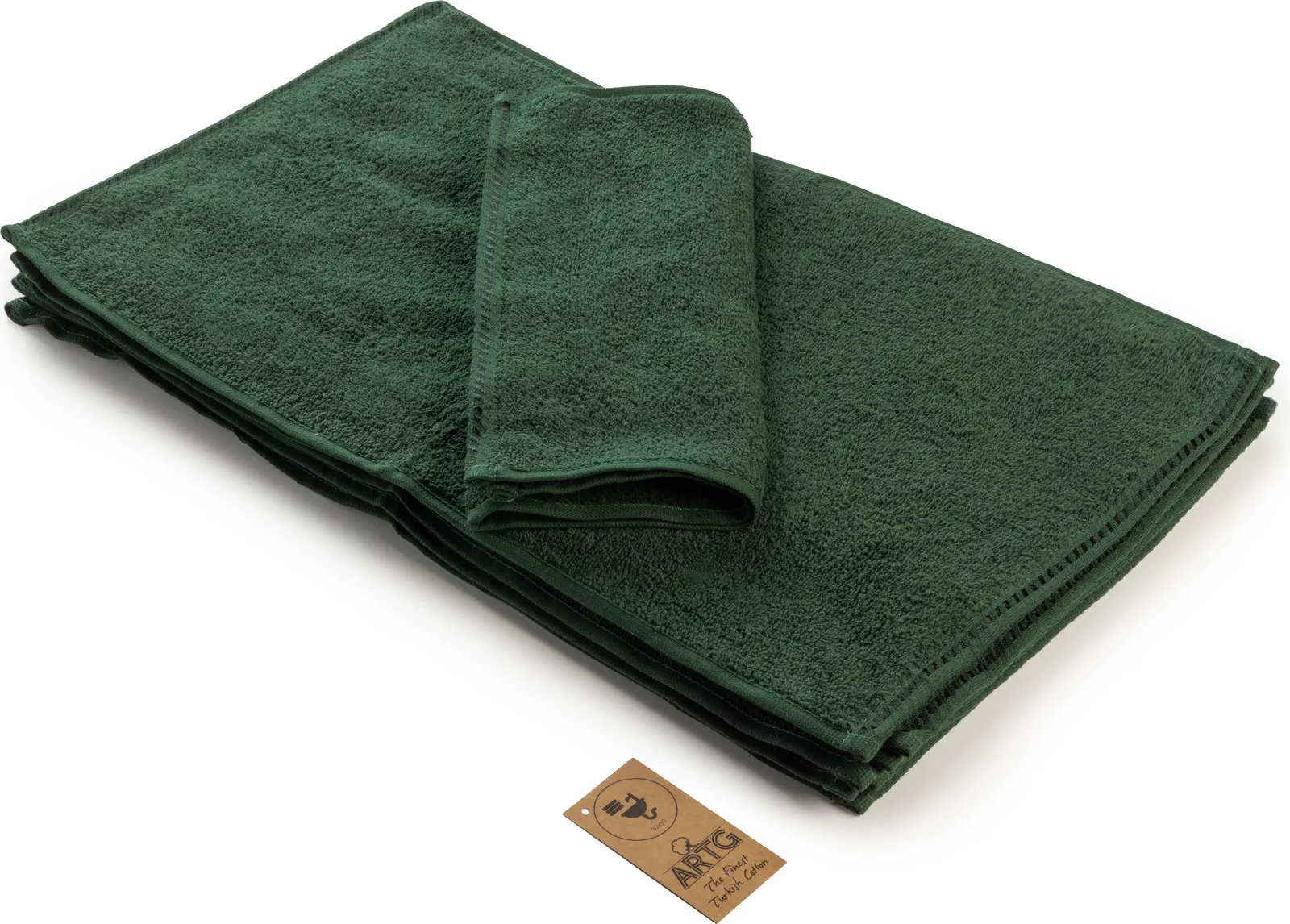 artg-ar034-guest-towel-darkgreen-front-1 ARTG Guest Towel