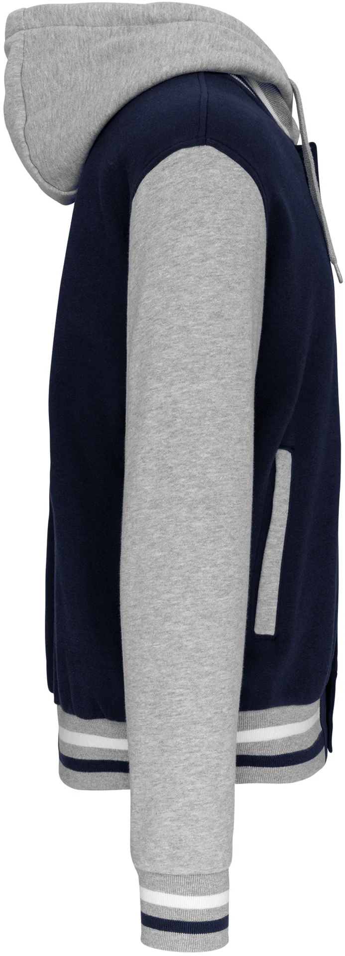 Kariban Unisex Kapuzen College Jacke "Teddy"