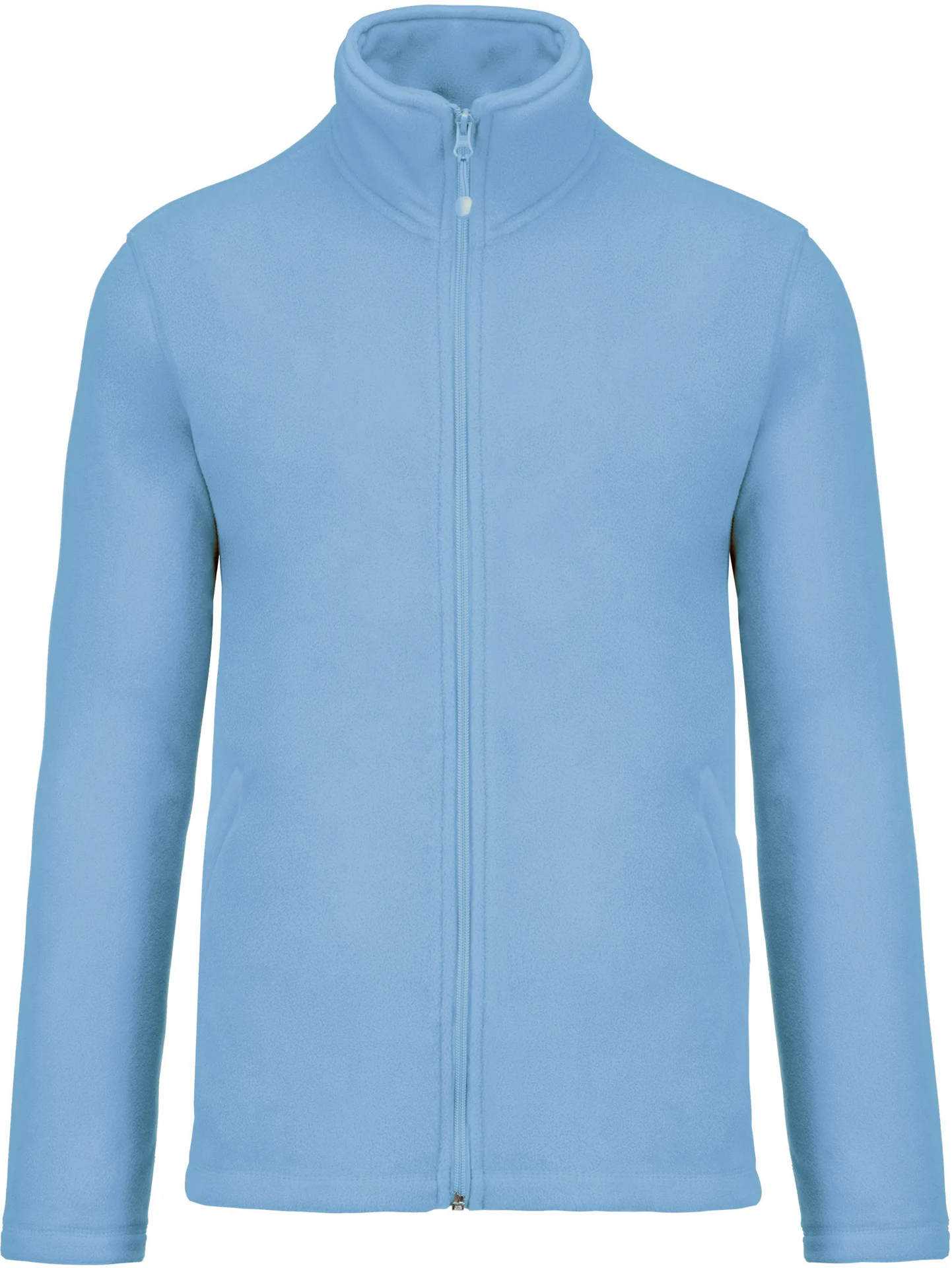 kariban-K911-microfleece-jacke-falco-skyblue-front-3 Kariban Microfleece Jacke "Falco"