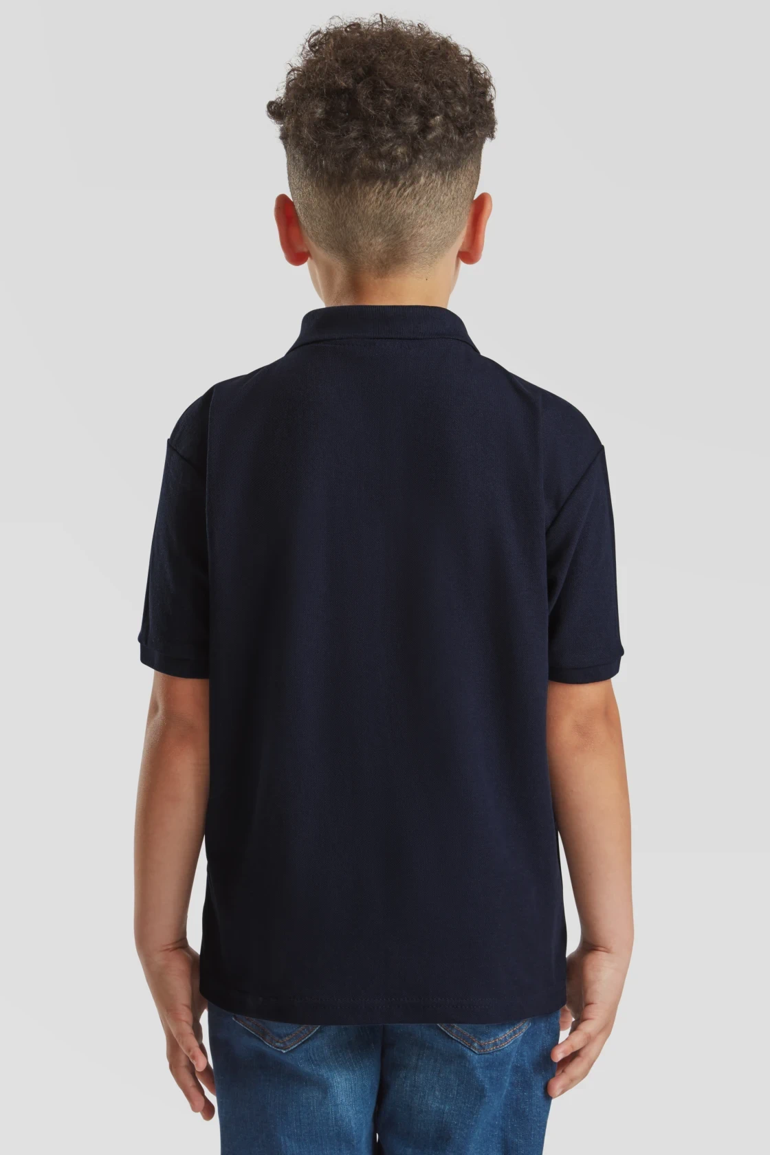 fruit-of-the-loom-63-417-0-kids-65-35-poloshirt-deepnavy-model-2 F.O.L. 65/35 Polo Kids