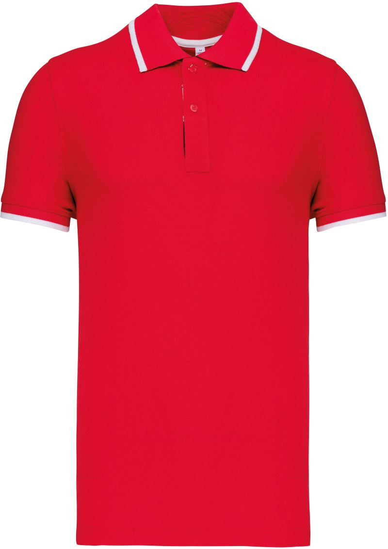 Kariban Herren Kontrast Piqué Polo Kariban Herren Kontrast Piqué Polo