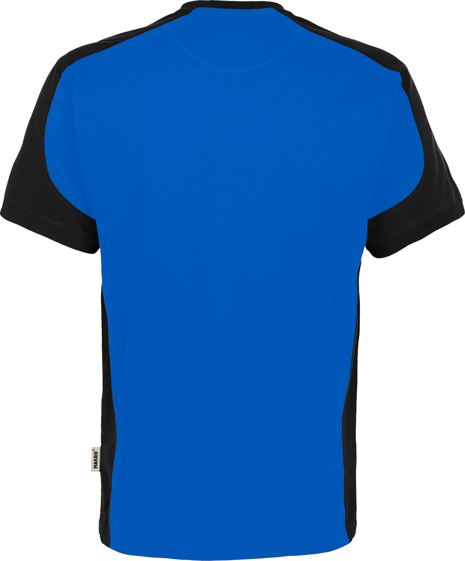 hakro-590-t-shirt-contrast-mikralinar-eco-royalblau-schwarz-3 HAKRO T-Shirt 590 Contrast MIKRALINAR® ECO