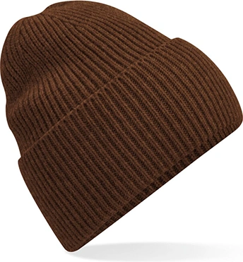 beechfield-b384r-oversized-cuffed-beanie-walnut-front-1 Beechfield Oversized Cuffed Beanie