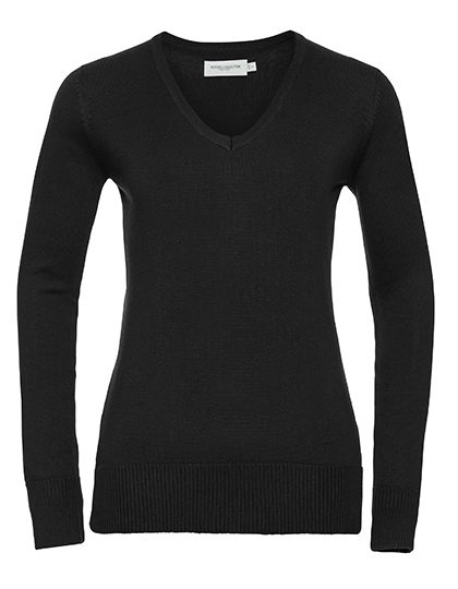 Russell Ladies V-Neck Knitted Jumper