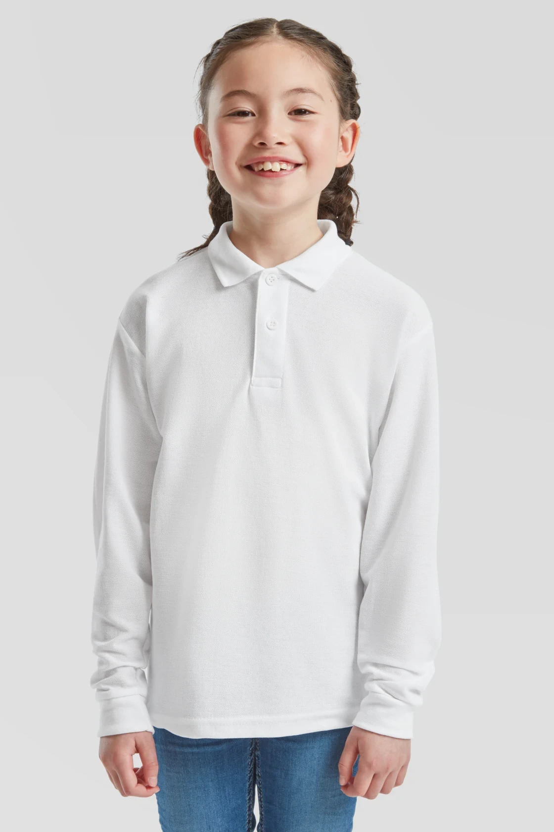F.O.L. Long Sleeve 65/35 Polo Kids