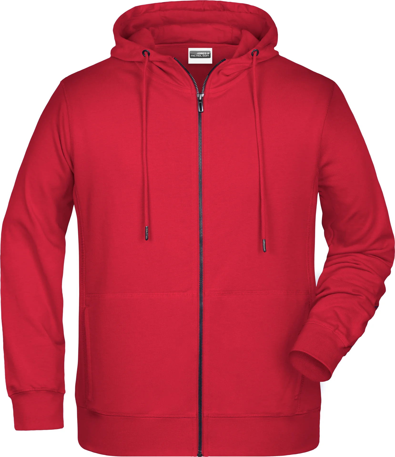 James & Nicholson Men`s Zip-Hoody