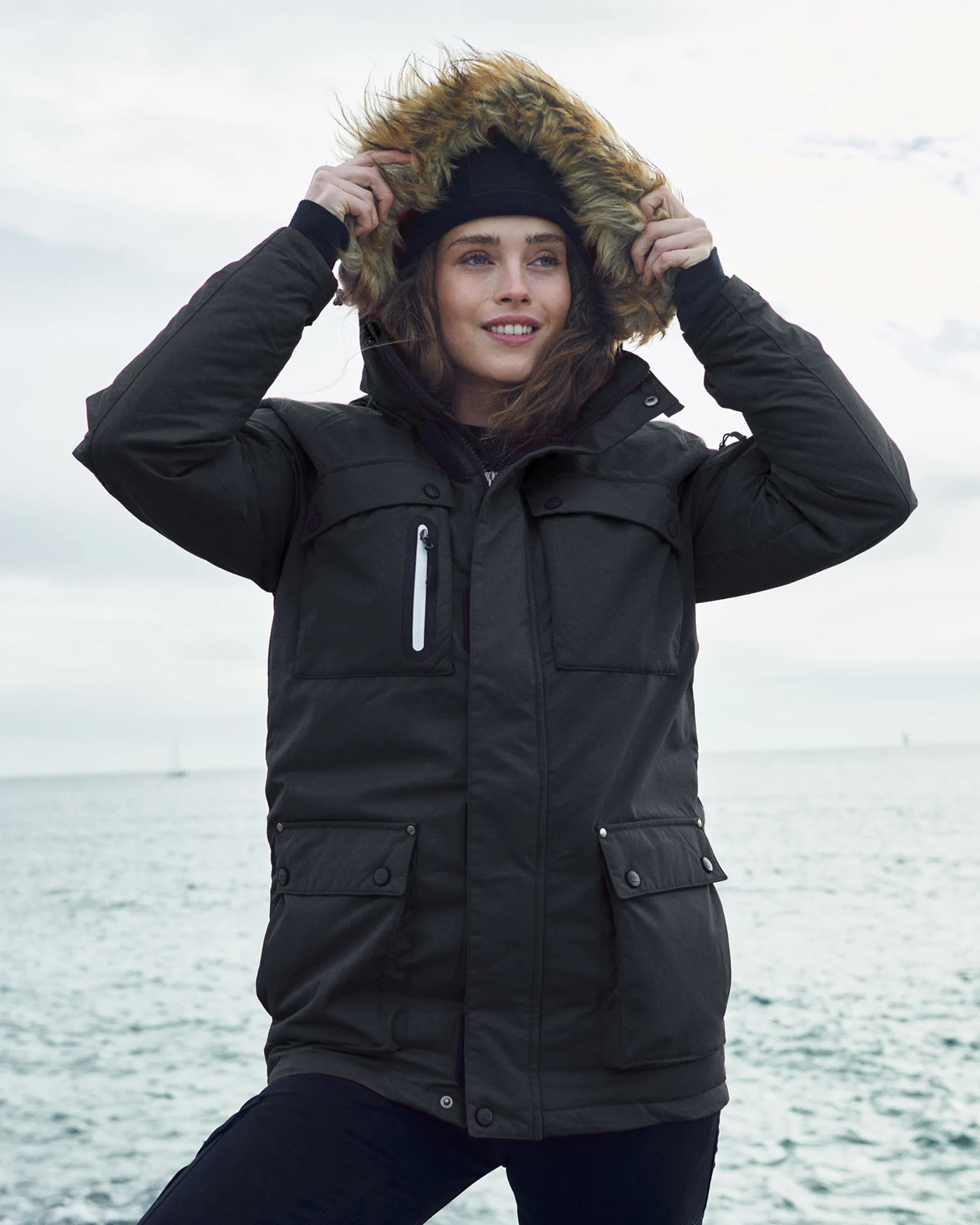 clique-020997-malamute-jacket-model-0 CLIQUE Winter Parka Malamute