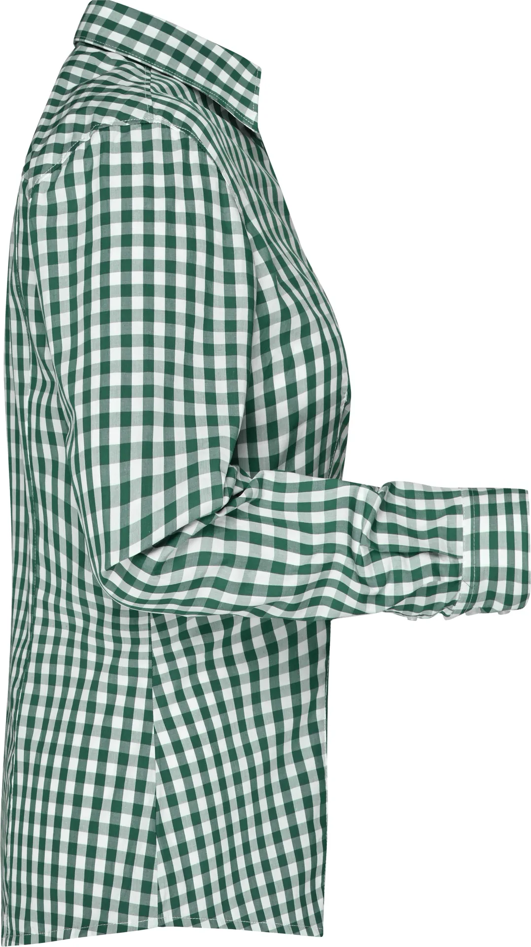 James & Nicholson Ladies Checked Blouse 