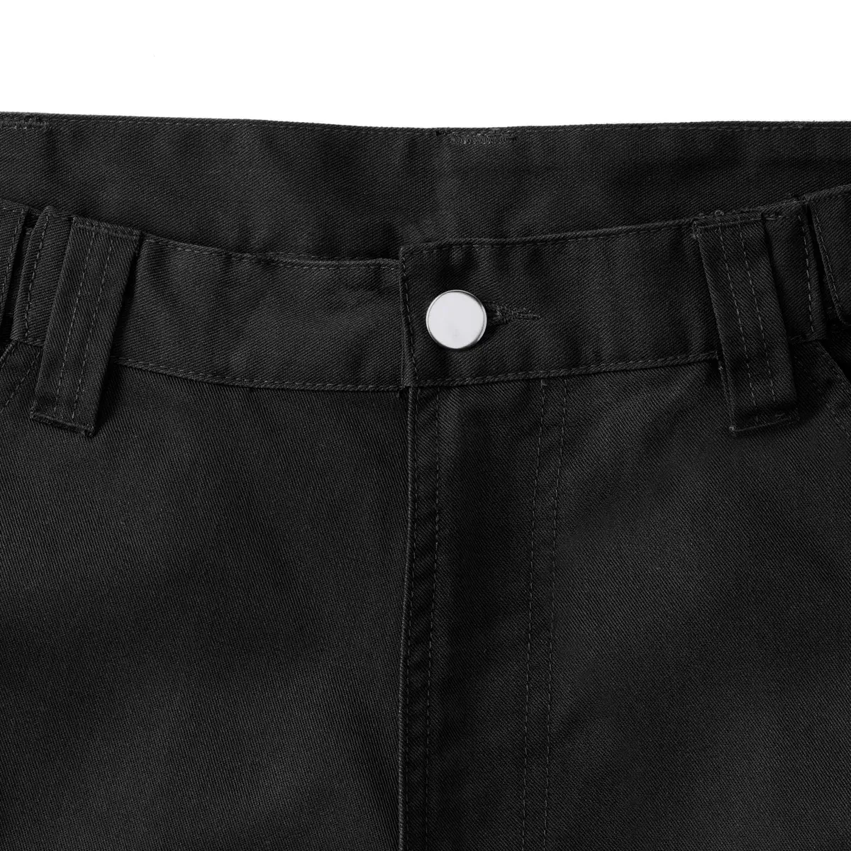 russell-r002m-poly-cotton-twill-shorts-black-detail-6 Russell Workwear Polycotton Twill Shorts