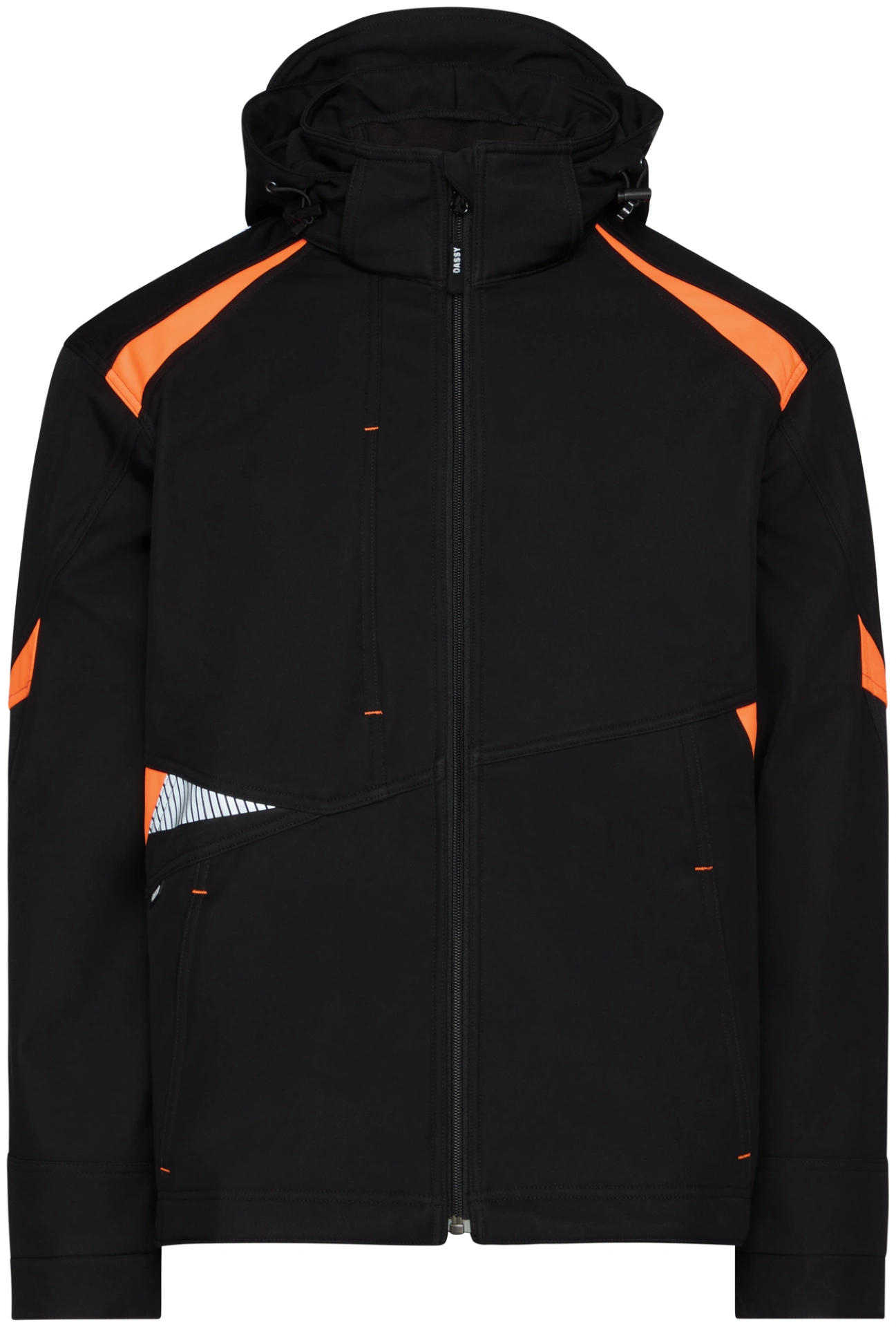schwarz/neonorange