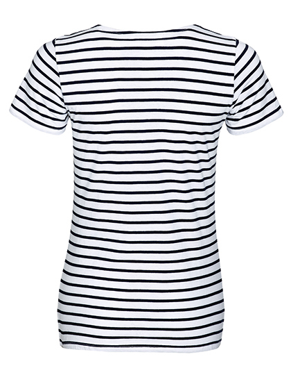 SOL'S Women's Round Neck Striped T-Shirt Miles SOL'S Women's Round Neck Striped T-Shirt Miles
