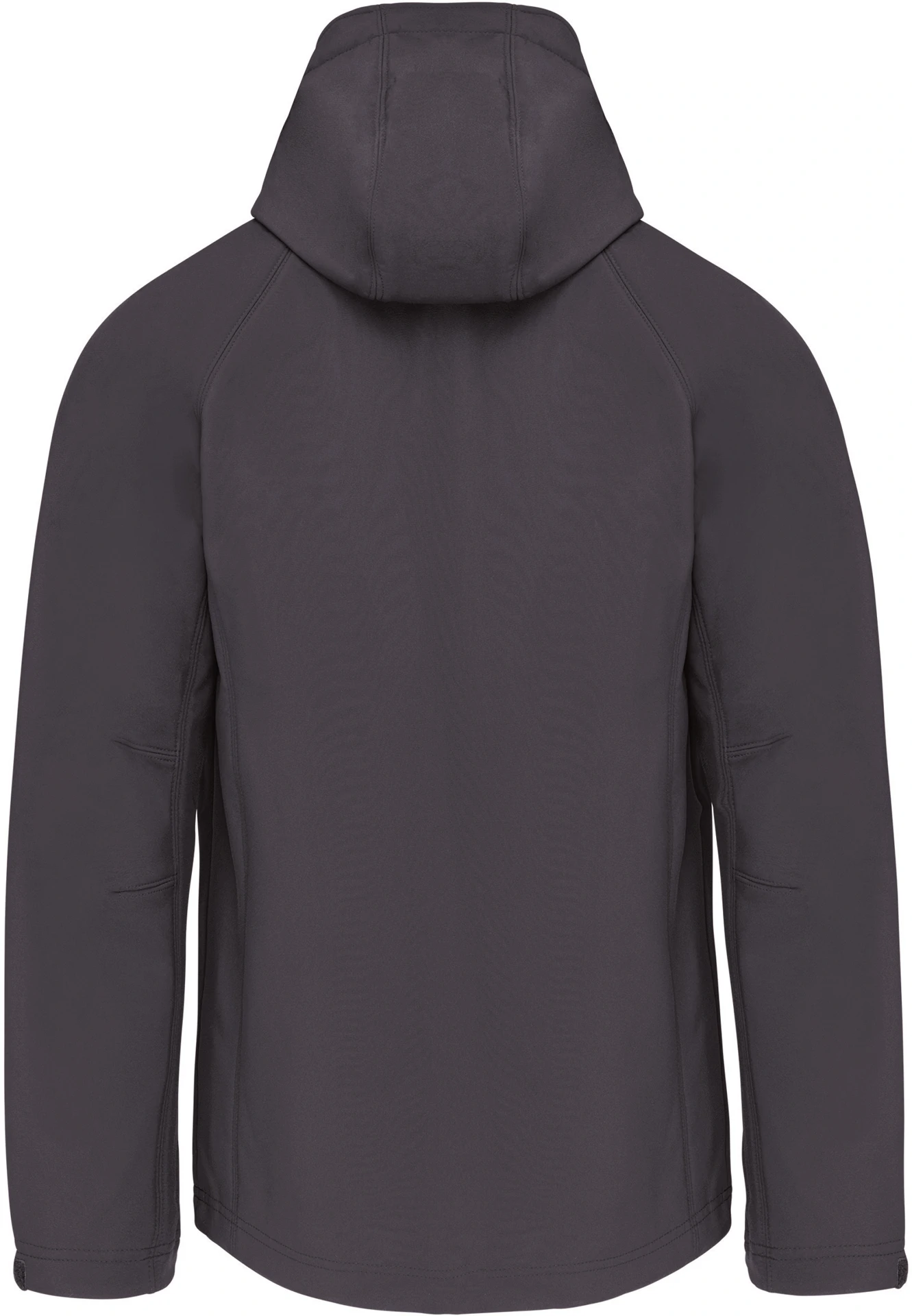 K413-herren-3-lagen-kapuzen-softshell-jacke-titanium-back-6 Kariban Herren 3-Lagen Kapuzen Softshell Jacke