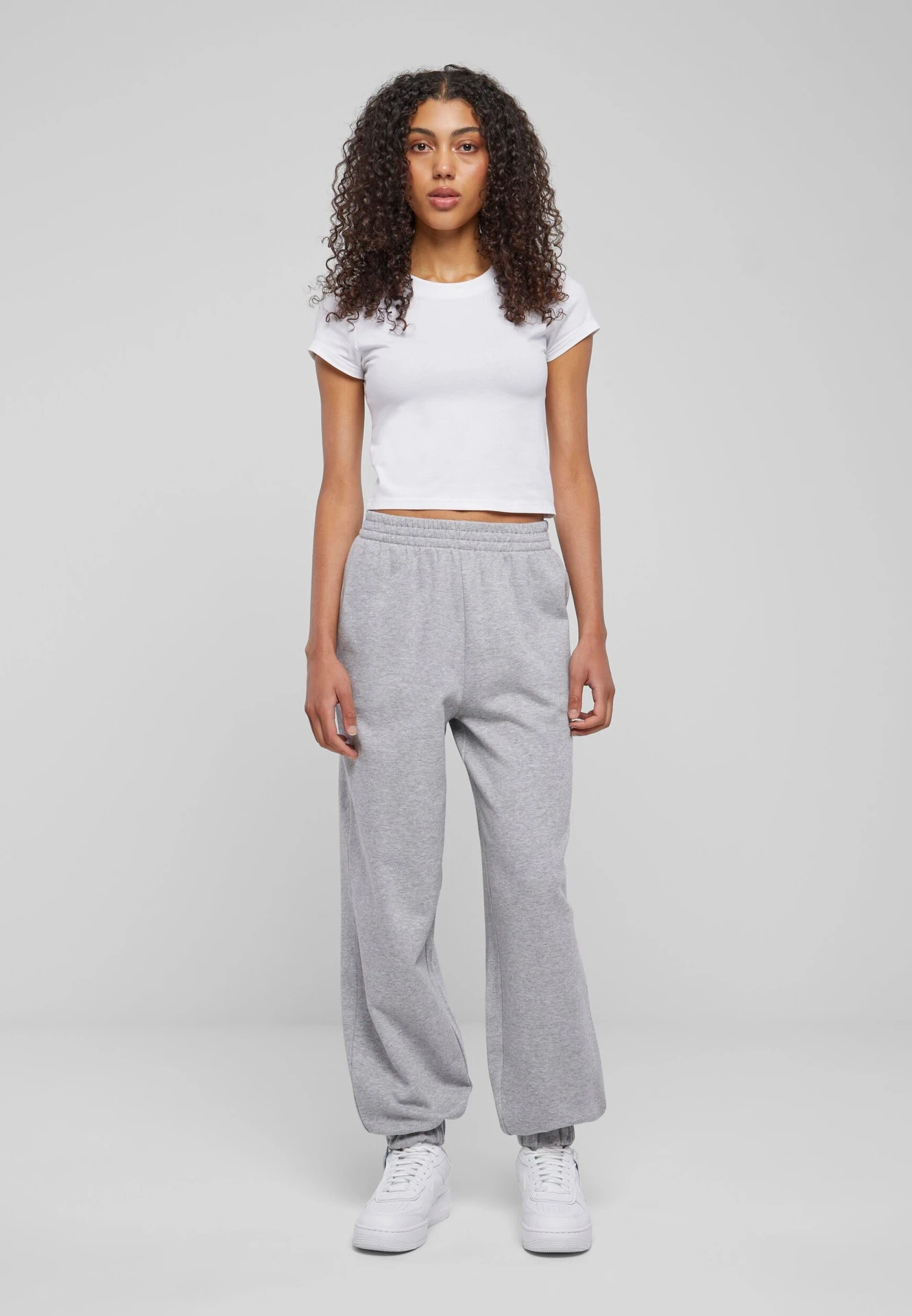 Build Your Brand Ladies High Waist Ballon Sweat Pants