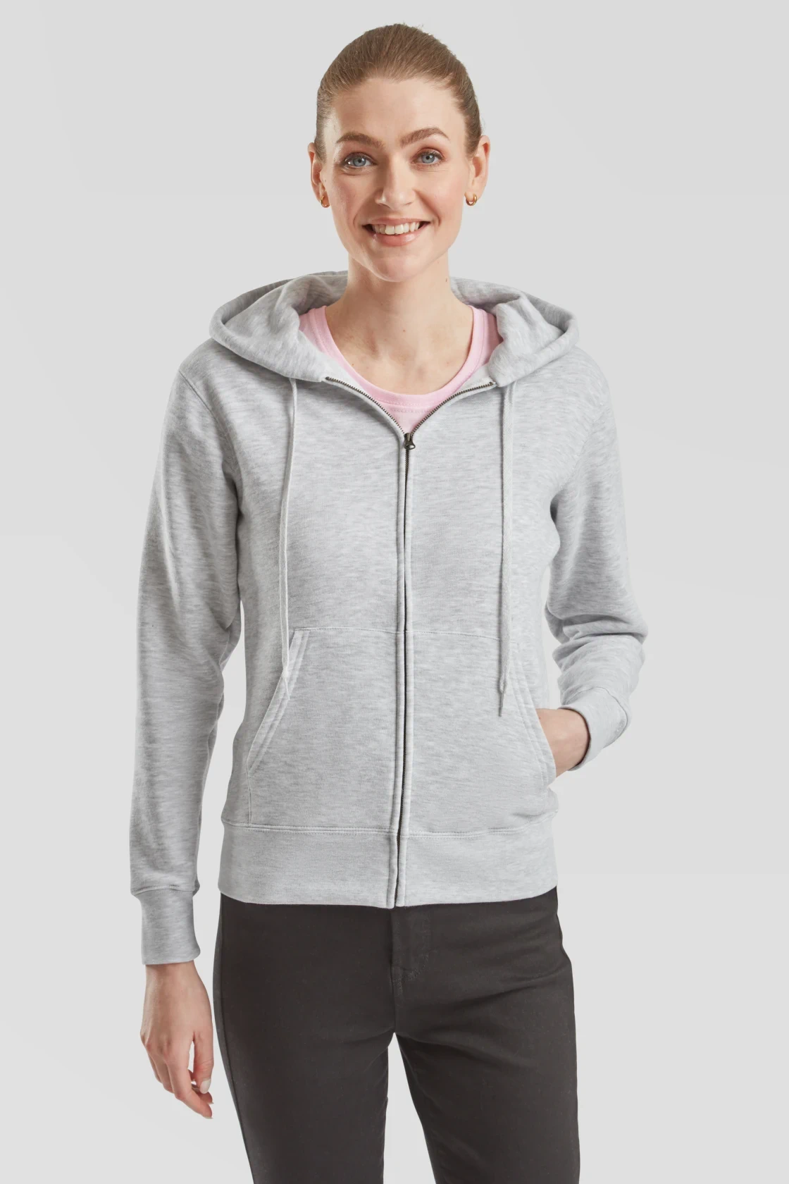 F.O.L. Ladies Premium Hooded Sweat Jacket