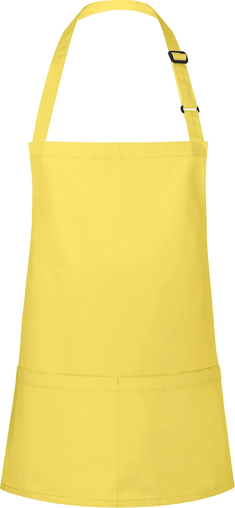 KARLOWSKY kurze Latzschürze Basic mit Schnalle und Tasche