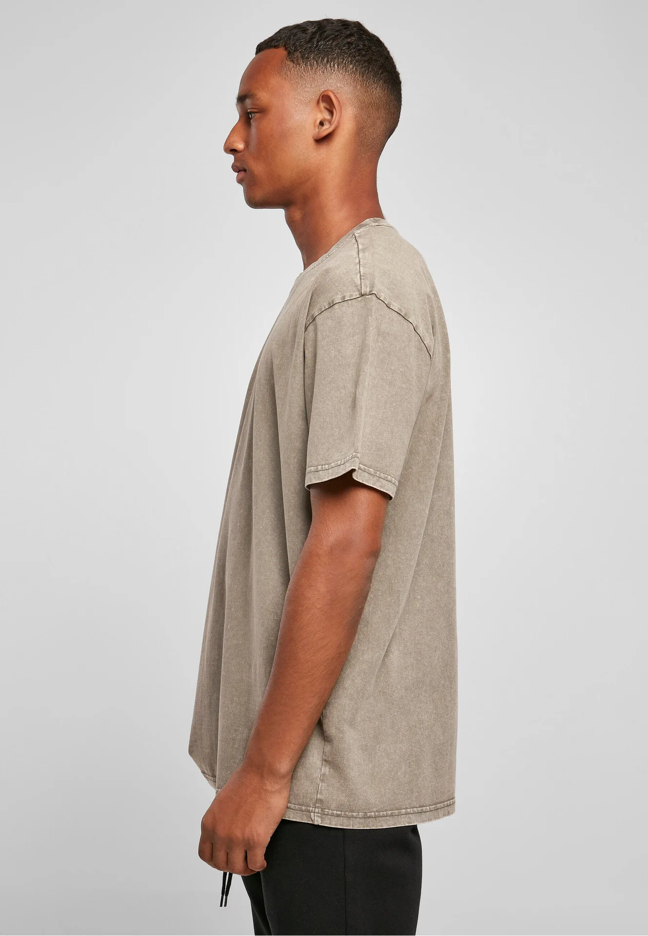 Build Your Brand Acid Washed Heavy Oversize Tee