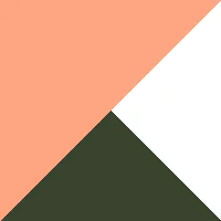 neon orange/white/olive
