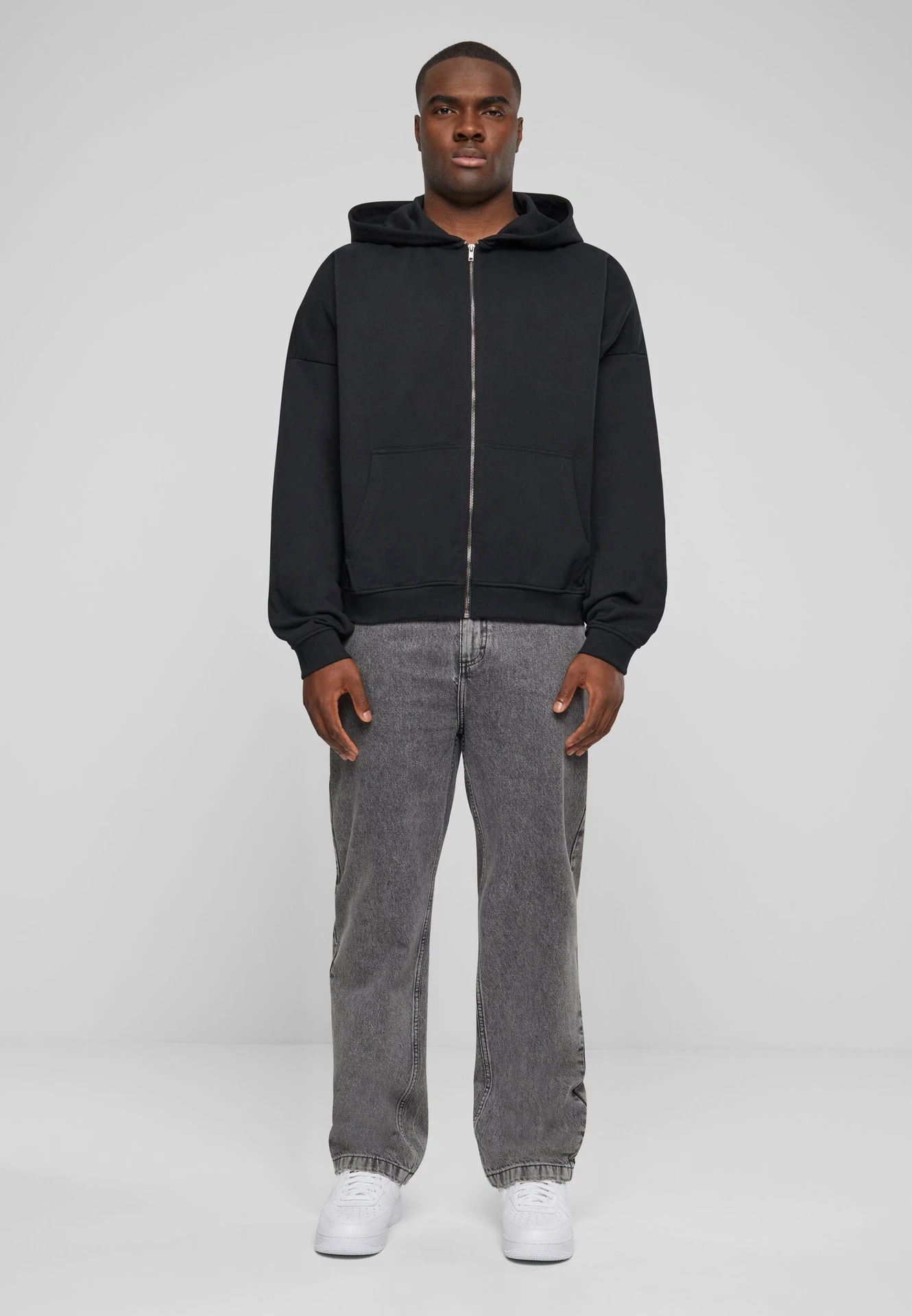 Build Your Brand 90s Zip Hoody